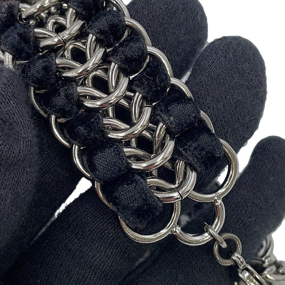 CHANEL Black Pearl Logo Charm Bracelet - Picture 11 of 12